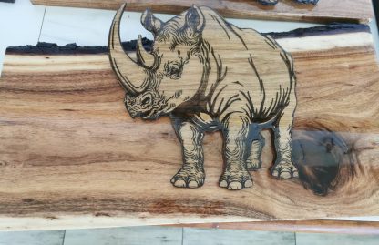 Art Board Big 5 Rhino