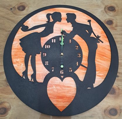 Wall Clock Cute Couple